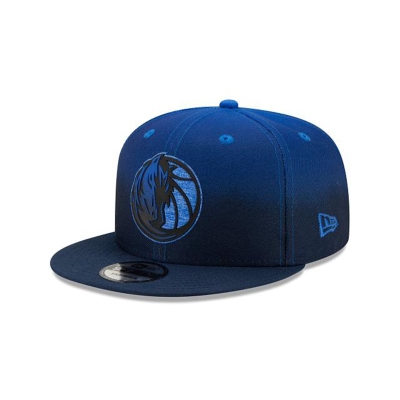 Blue Dallas Mavericks Hat - New Era NBA Back Half 9FIFTY Snapback Caps USA1769820